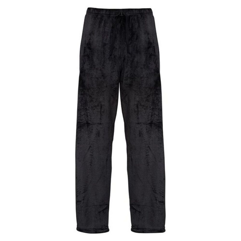 Ribbon Unisex Adult Eskimo Style Fleece Lounge Pants / Black